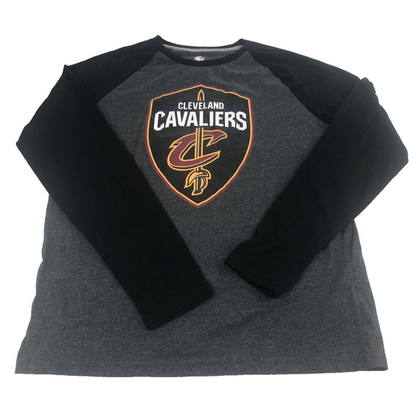 NBA Cleveland Cavaliers Men's Shirt Small Long Sleeve Black Gray 109135 - Picture 1 of 9